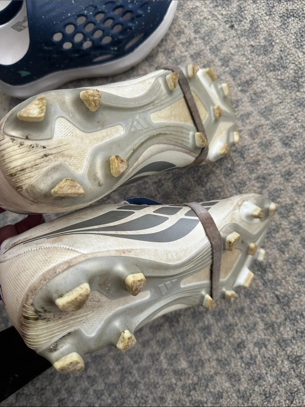adidas No-Tie soccer cleats & Slip ons